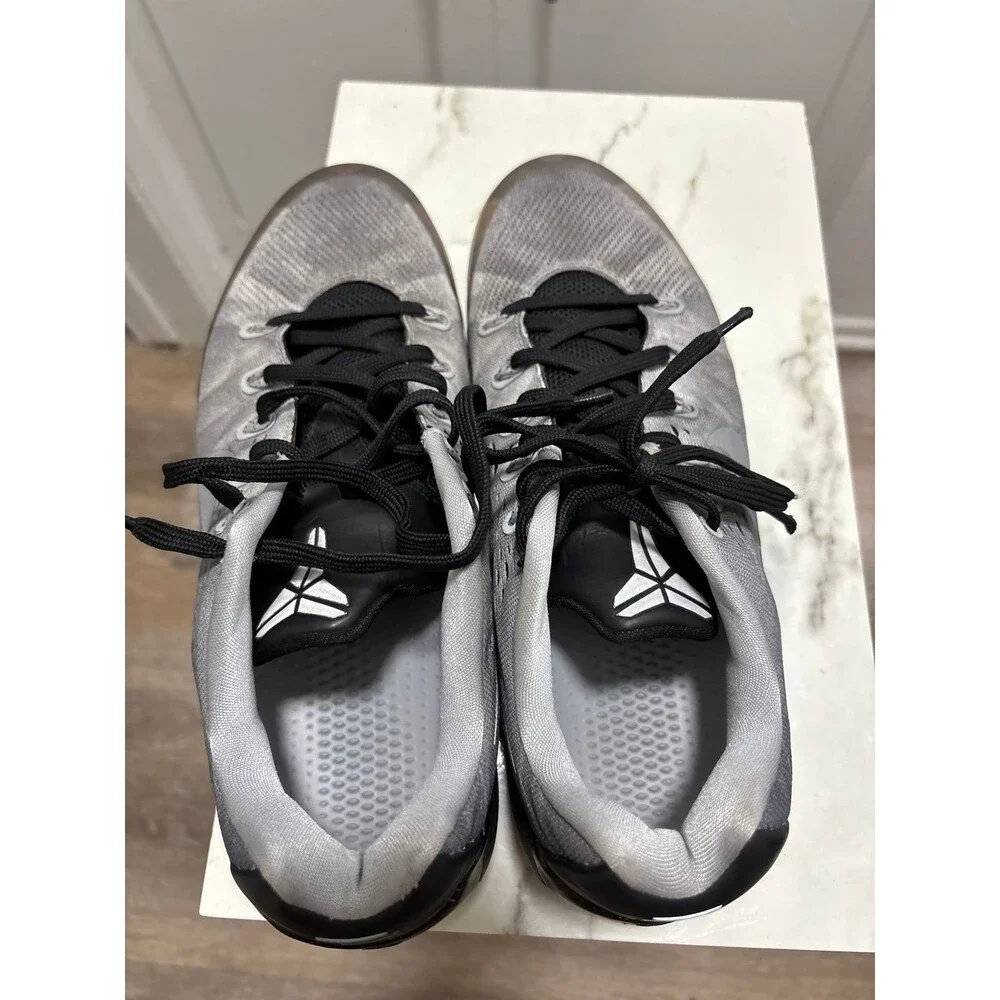 Nike Kobe 9 Premium Black Metallic Silver 2014 Mens Basketball Shoes Size 11